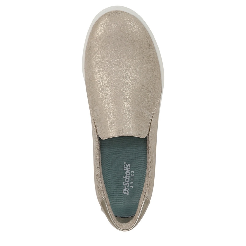 Dr. Scholl's Women's Madison Cloud Slip-On Sneakers Gold Size 8.5